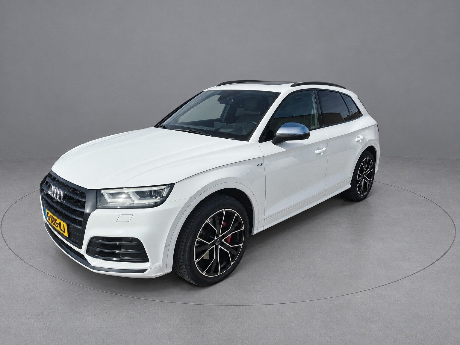Audi SQ5 3.0 TFSI Pro Line Plus, Trekhaak, PDC, Camera, Pano, Auto's, Gebruikt, Euro 6, 2995 cc, Leder en Stof
