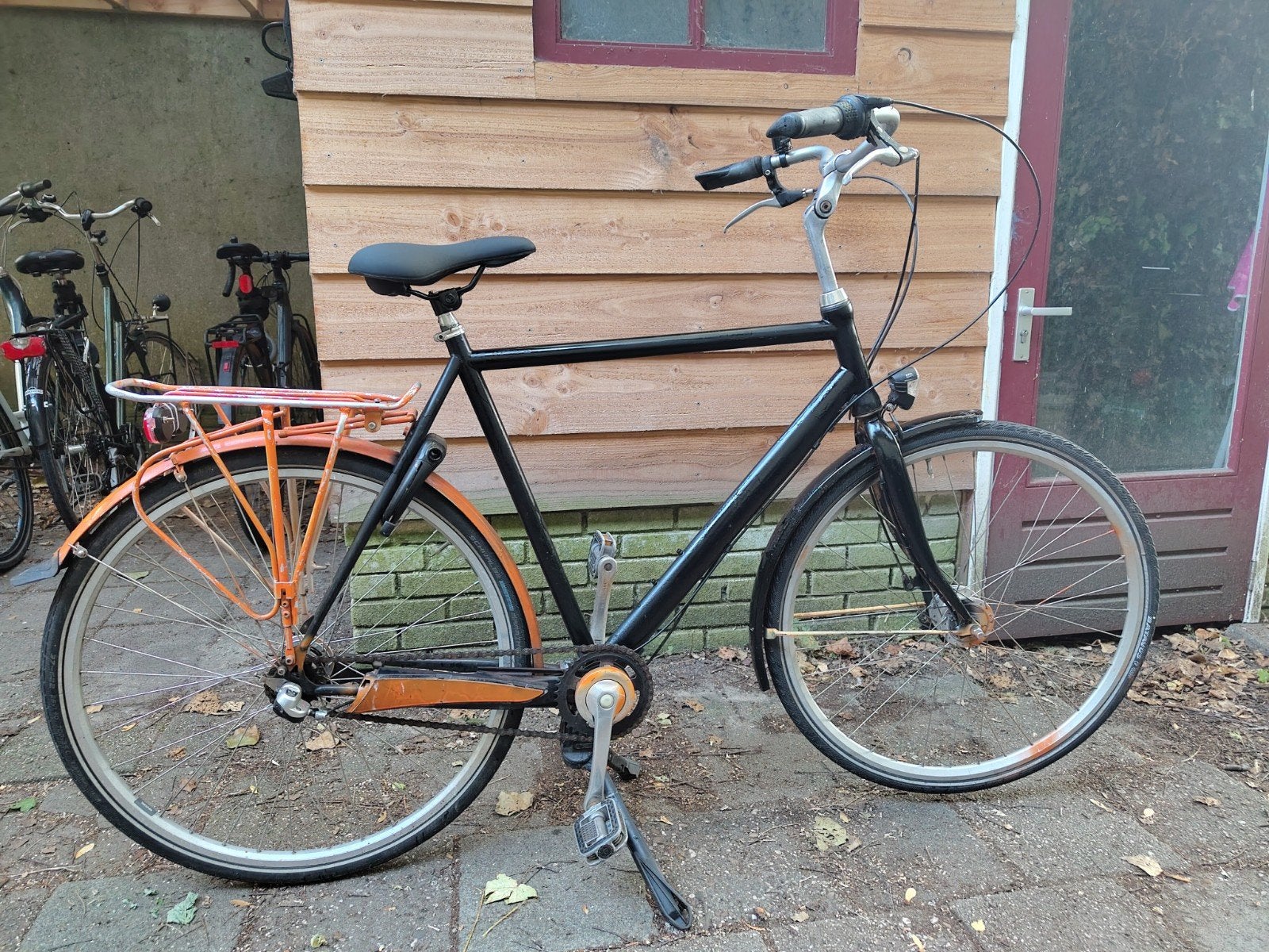 Zwarte stadfiets, Fietsen en Brommers, Ophalen, Sparta, Gebruikt, Versnellingen