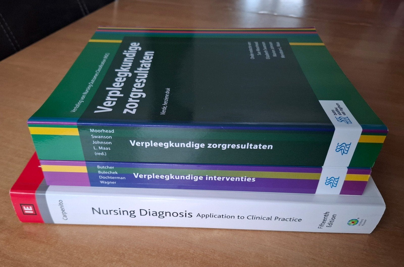 Verpleegkundige boeken: NIC, NOC, NANDA, Boeken, Zo goed als nieuw, Lynda Juall Carpenito, Sue Moorhead, Howard K. Butcher, Gamma