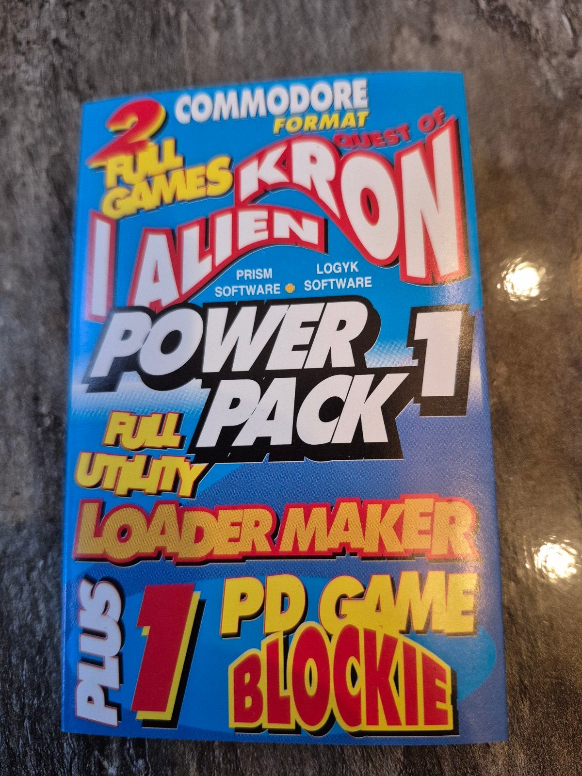 Commodore Power Pack 1: Alien, Quest of Kron, Blockie, Ophalen of Verzenden, Gebruikt, Overige genres