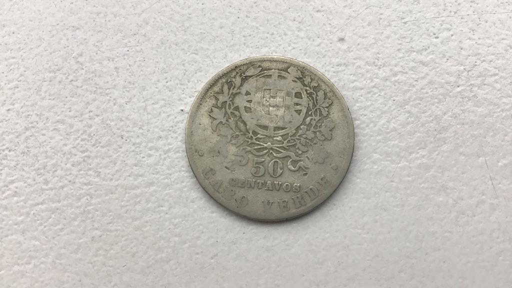 Portugees Cabo Verde 50 centavos 1930., Postzegels en Munten, Munten | Afrika, Ophalen of Verzenden