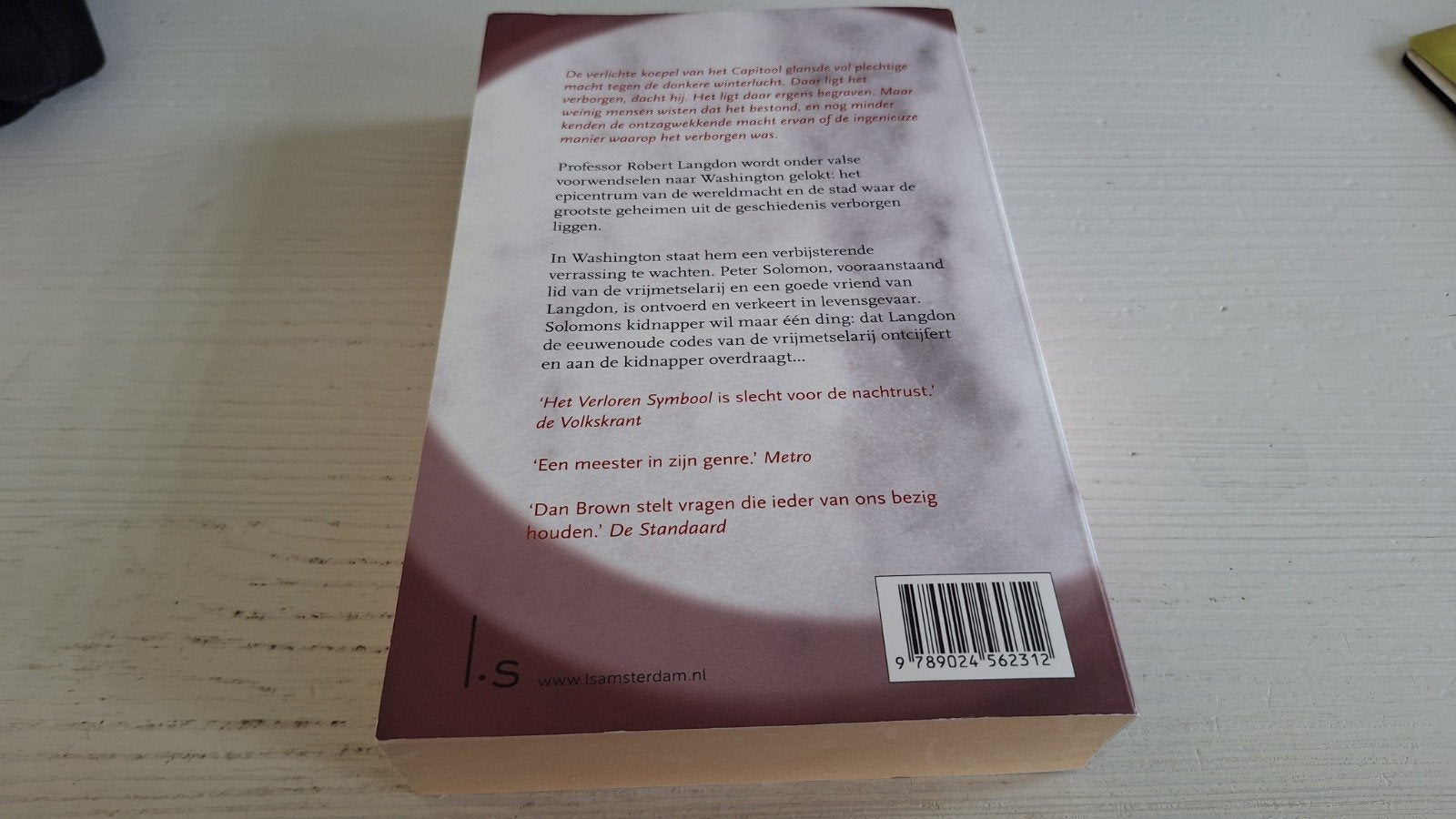 Het Verloren Symbool - Dan Brown (Paperback), Ophalen of Verzenden, Gelezen, Dan Brown, Nederland