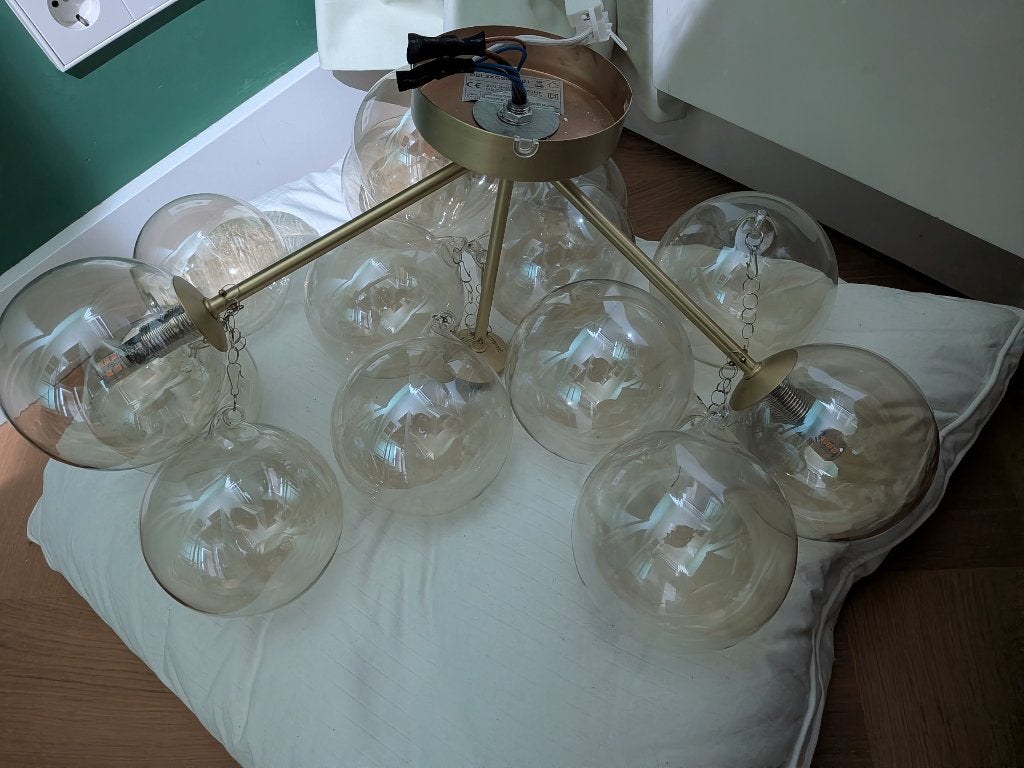 Westwing Bubbles Ceiling Lamp, Ophalen, Dimbaar, Zo goed als nieuw, Art deco