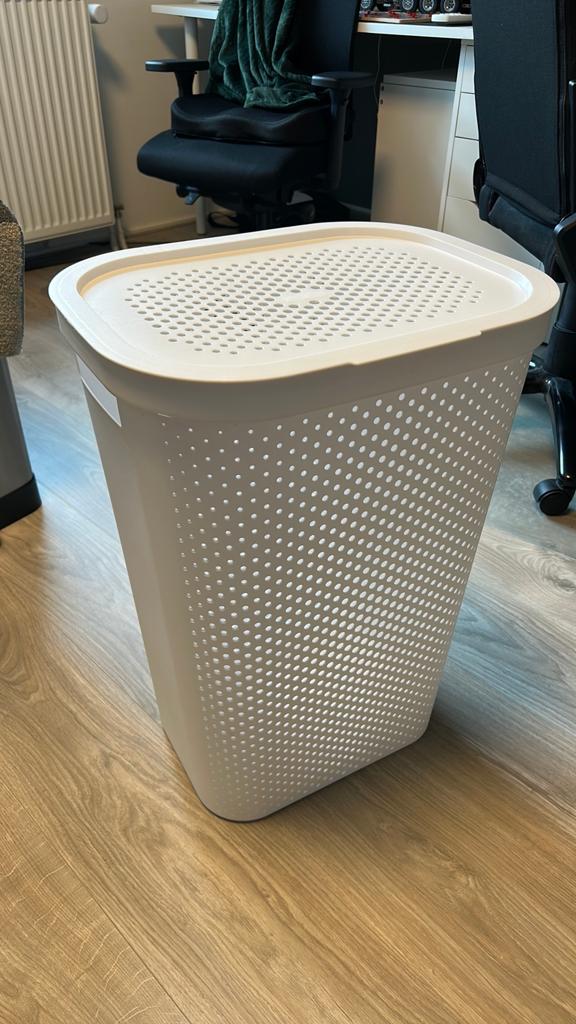 Wasmand curver, Ophalen, Zo goed als nieuw, Wit, Overige typen