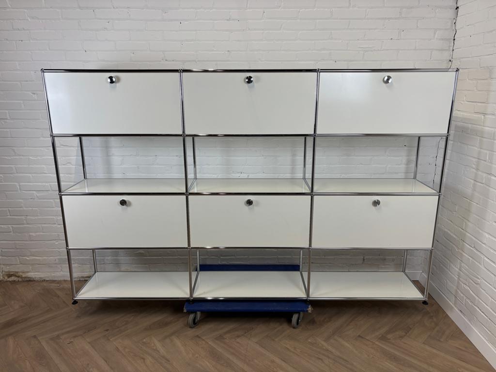 USM Haller wandkast wit, USM, 100 tot 150 cm, Ophalen of Verzenden, Zo goed als nieuw