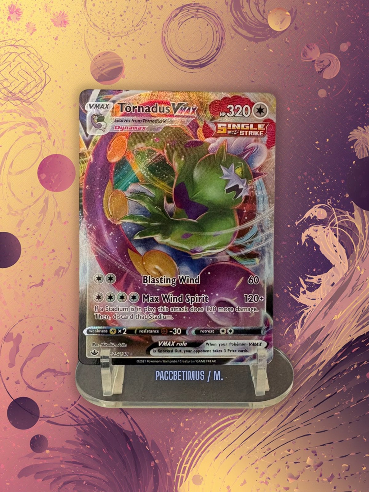 Tornadus VMAX 125/198 - Single Strike, Ophalen of Verzenden, Zo goed als nieuw, Losse kaart