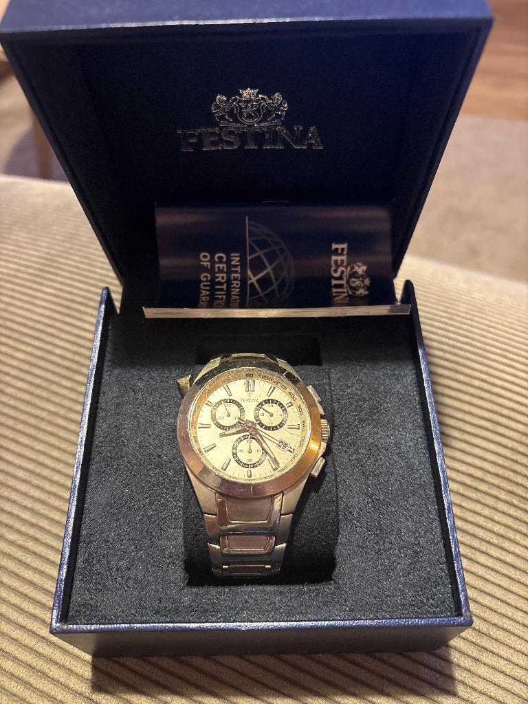 Festina heren horloge., Overige materialen, Gebruikt, Polshorloge, Overige materialen