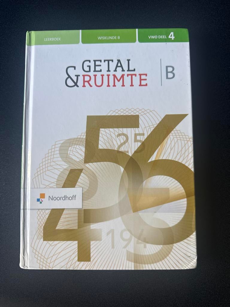 Getal & Ruimte Wiskunde B VWO deel 4 Leerboek, Boeken, Ophalen, Beta, Zo goed als nieuw, WO