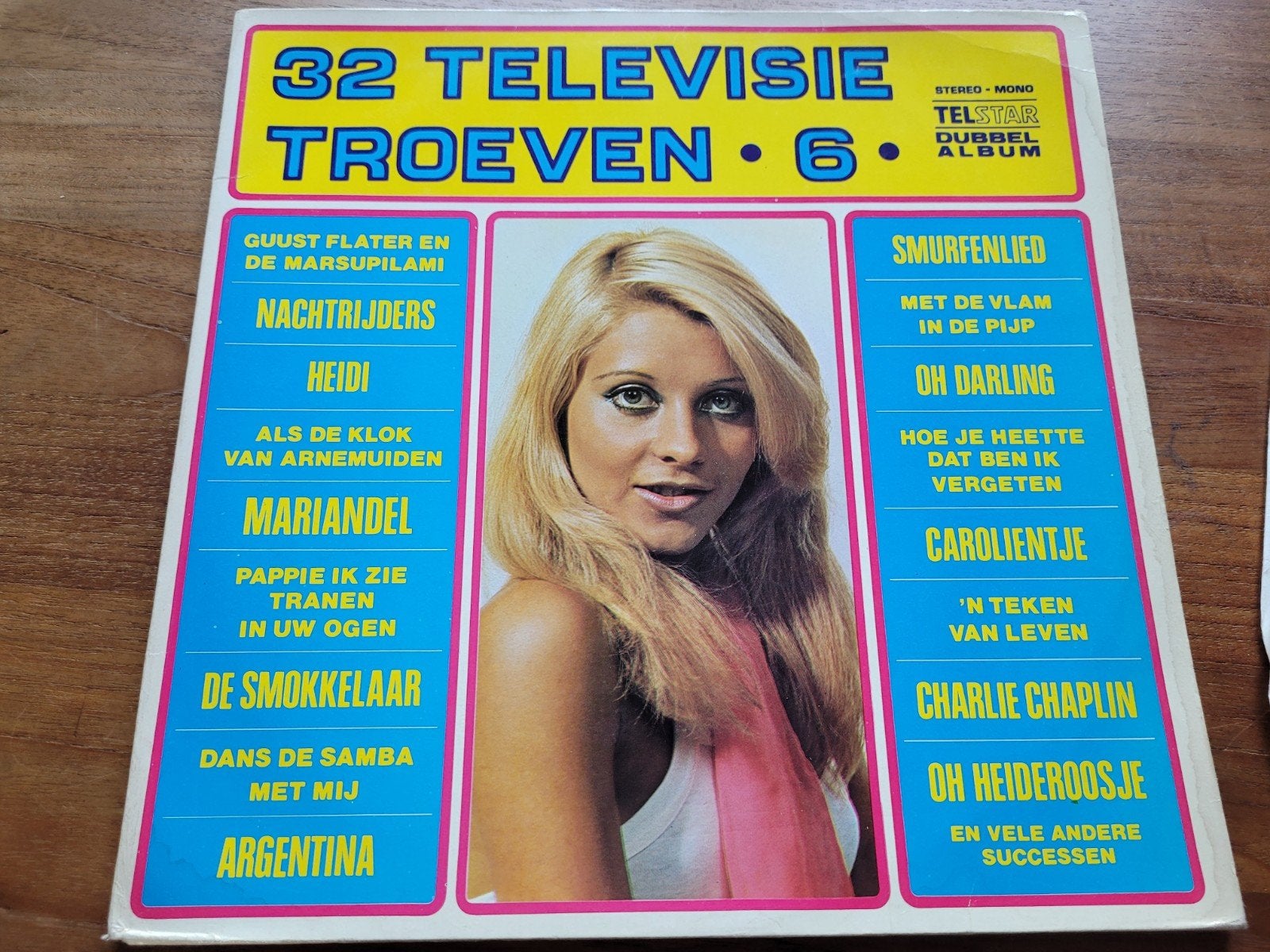 Telstar Dubbelalbum - 32 Televisie Troeven Nr. 6 (1979), Gebruikt, Ophalen of Verzenden, Dubbel-LP, Levenslied of Smartlap