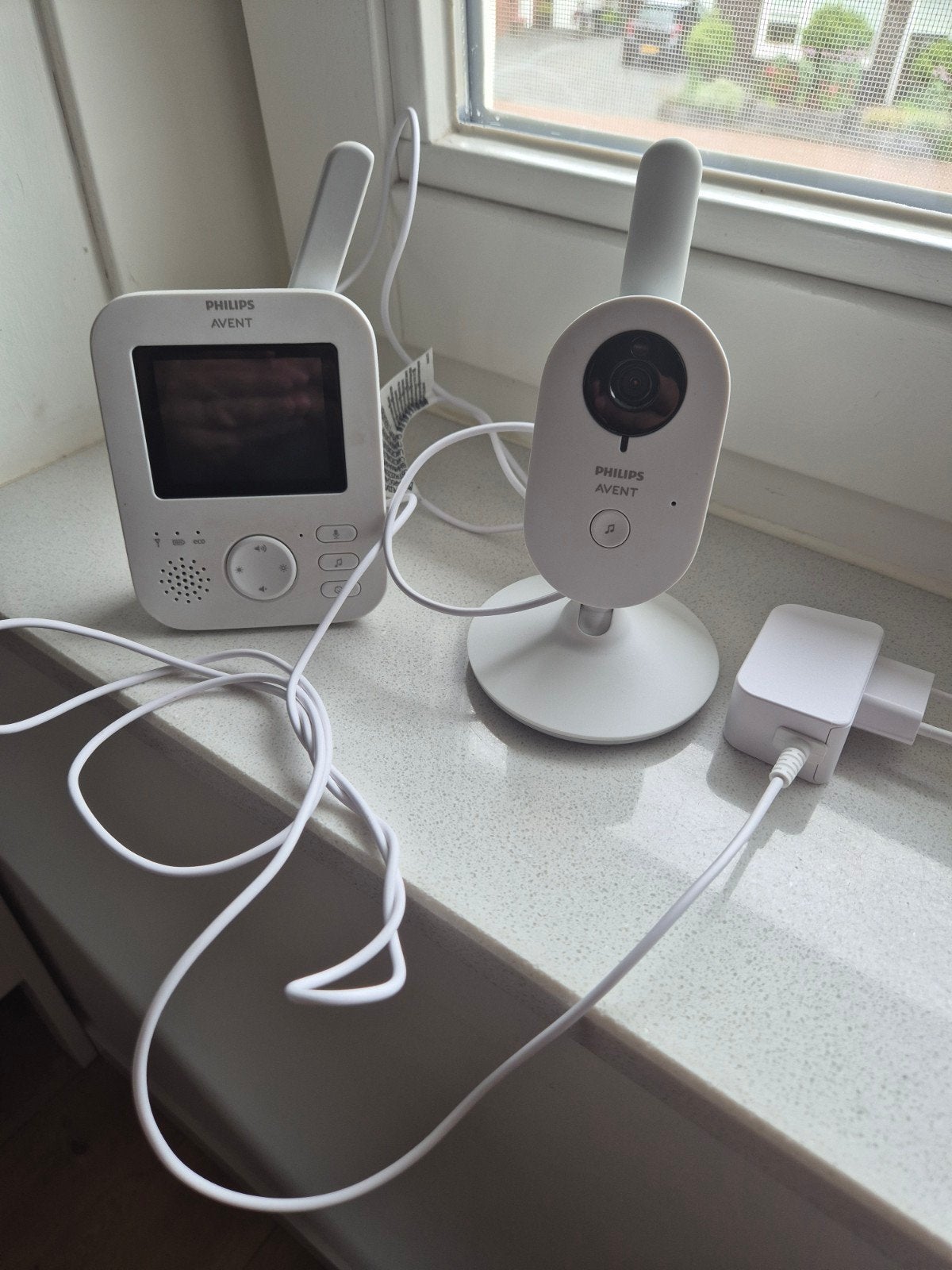 Philips Avent Babyfoon met camera en muziek., Kinderen en Baby's, Babyfoons, Ophalen of Verzenden, Gebruikt, 250 meter of meer