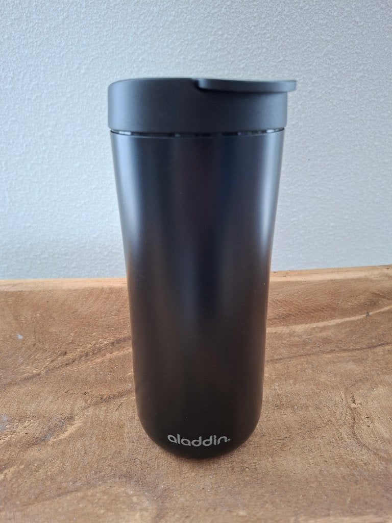 NIEUWE Aladdin thermosbeker Leak-Lock 355 ml zwart, Overige typen, Nieuw, Ophalen of Verzenden, Zwart