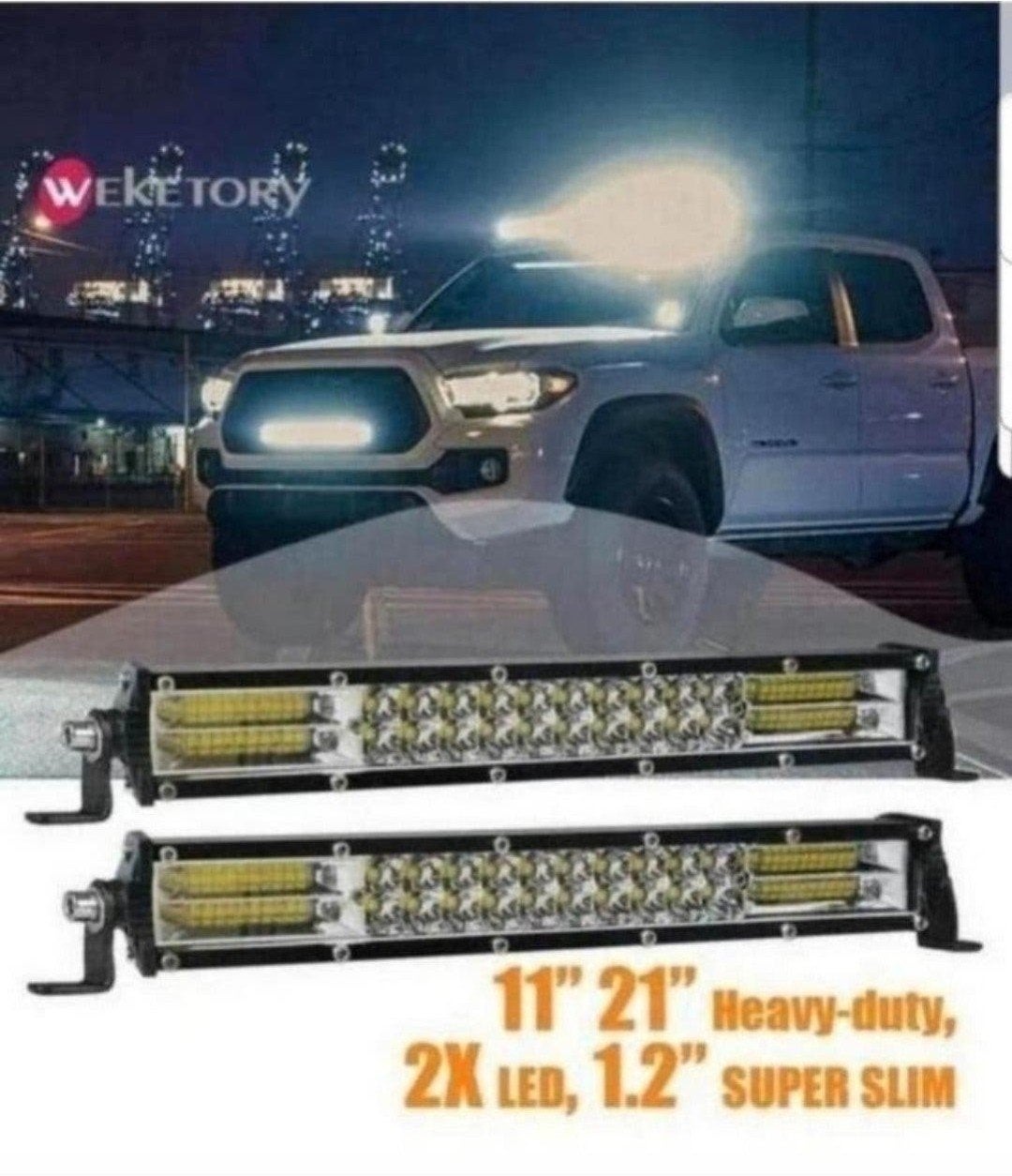 2 stuks 11 inch LED-lichtbalk Barra LED 4x4 Mistlicht €60,00, Ophalen of Verzenden