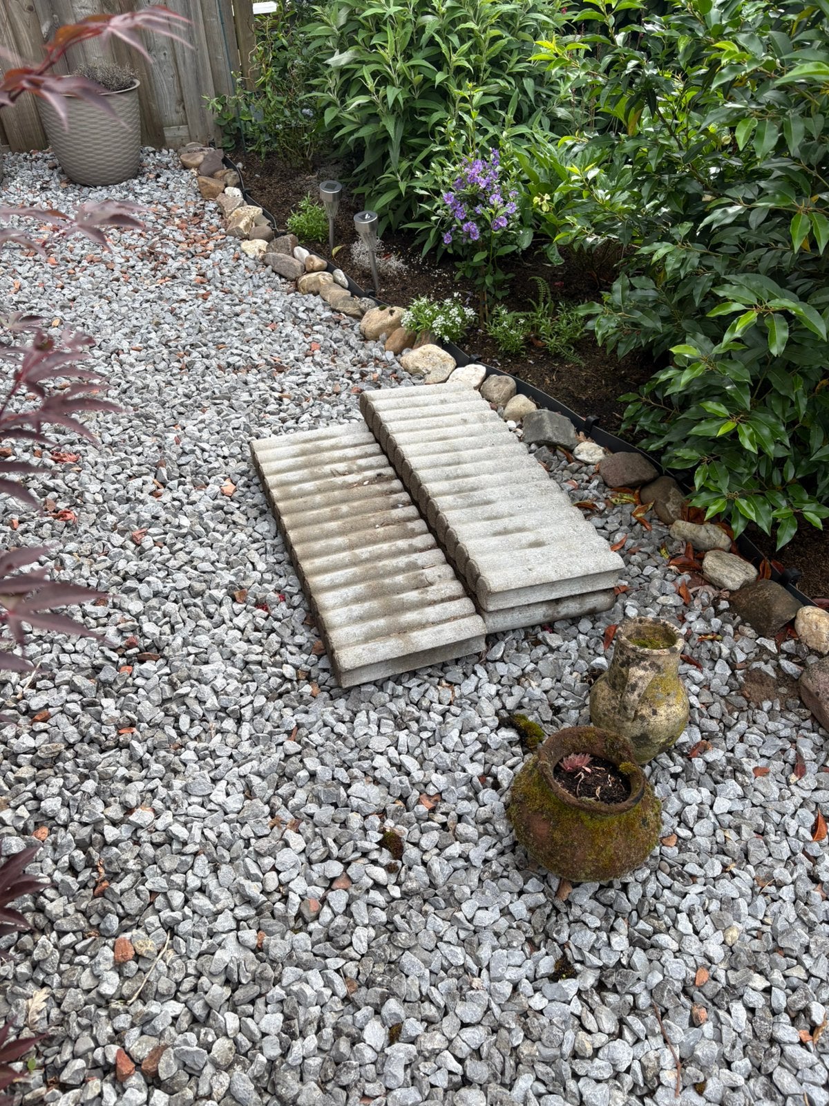 Drie palissade banden, Tuin en Terras, Ophalen, Beton, Overige typen