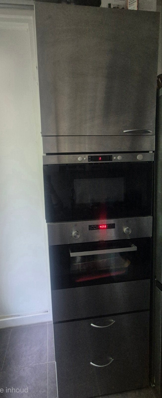 IKEA oven met Magnetron en Kast - Perfect Werkend, Witgoed en Apparatuur, Ophalen, IKEA, Zo goed als nieuw, Inbouw
