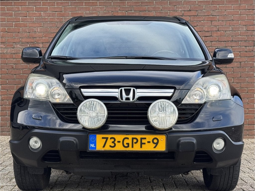 Honda CR-V 2.0i EXECUTIVE | NL-AUTO! | DEALER OH | TREKHAAK!, Auto's, Honda, 1998 cc, Gebruikt, Zwart, 4 cilinders