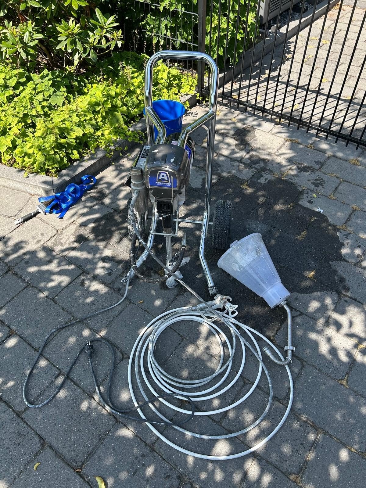 Verfpomp Airlessco LP655 Plunjerpomp electrisch, Ophalen, Gebruikt