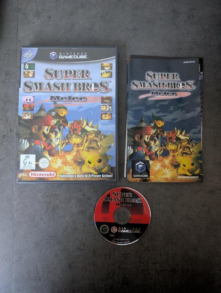 Super smash bros melee NGC, Vechten, Ophalen of Verzenden, Zo goed als nieuw, 3 spelers of meer