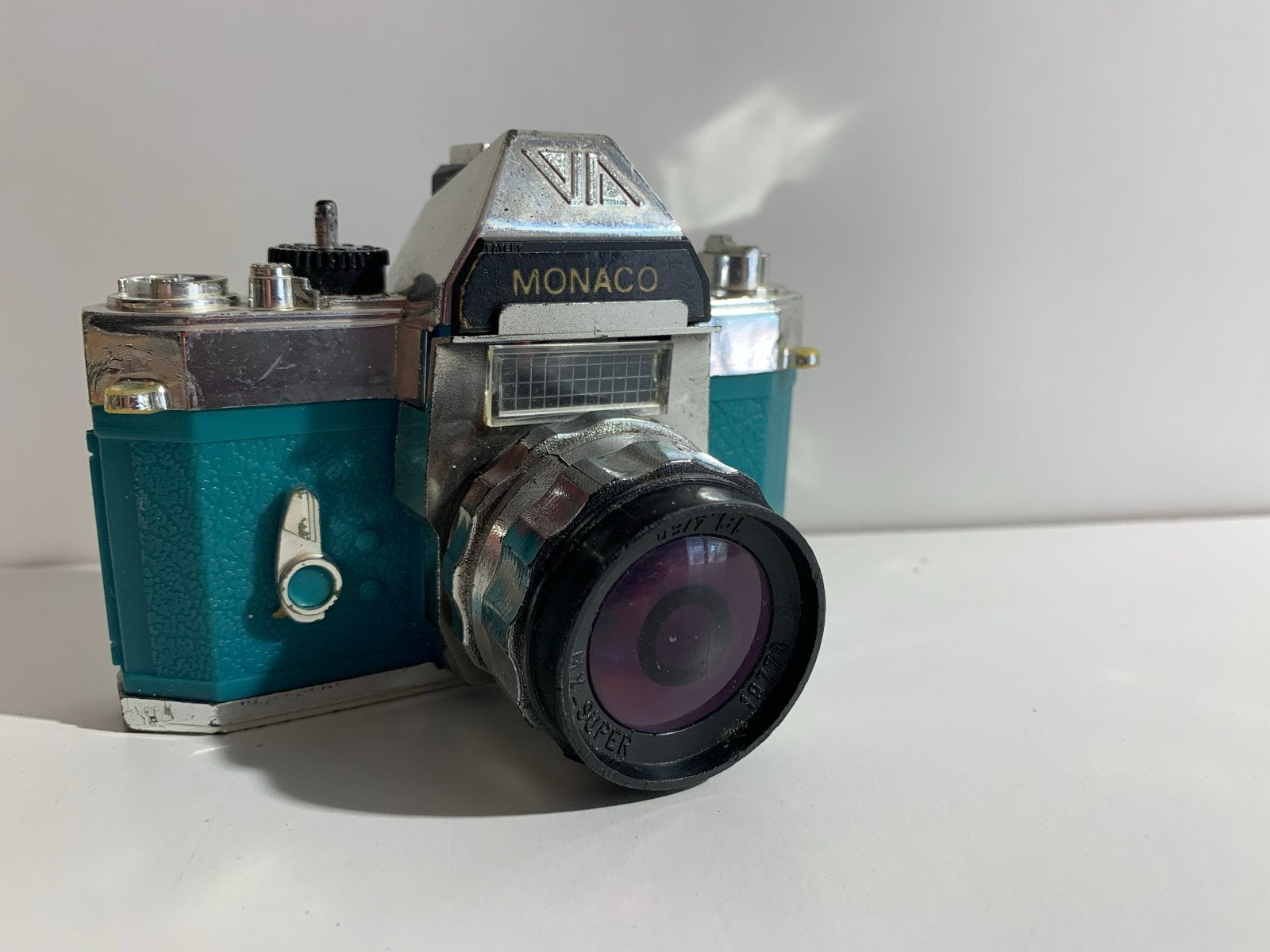 Vintage Kinder Camera Monaco met Filmpjes - Decoratief, Ophalen, Gebruikt, Compact, Overige Merken