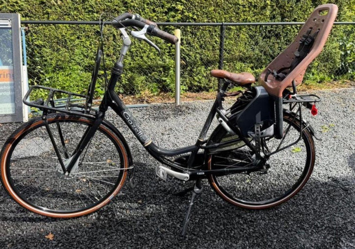 Gazelle Bloom moederfiets incl achterzitje yepp, Ophalen, Versnellingen, Zo goed als nieuw, Gazelle