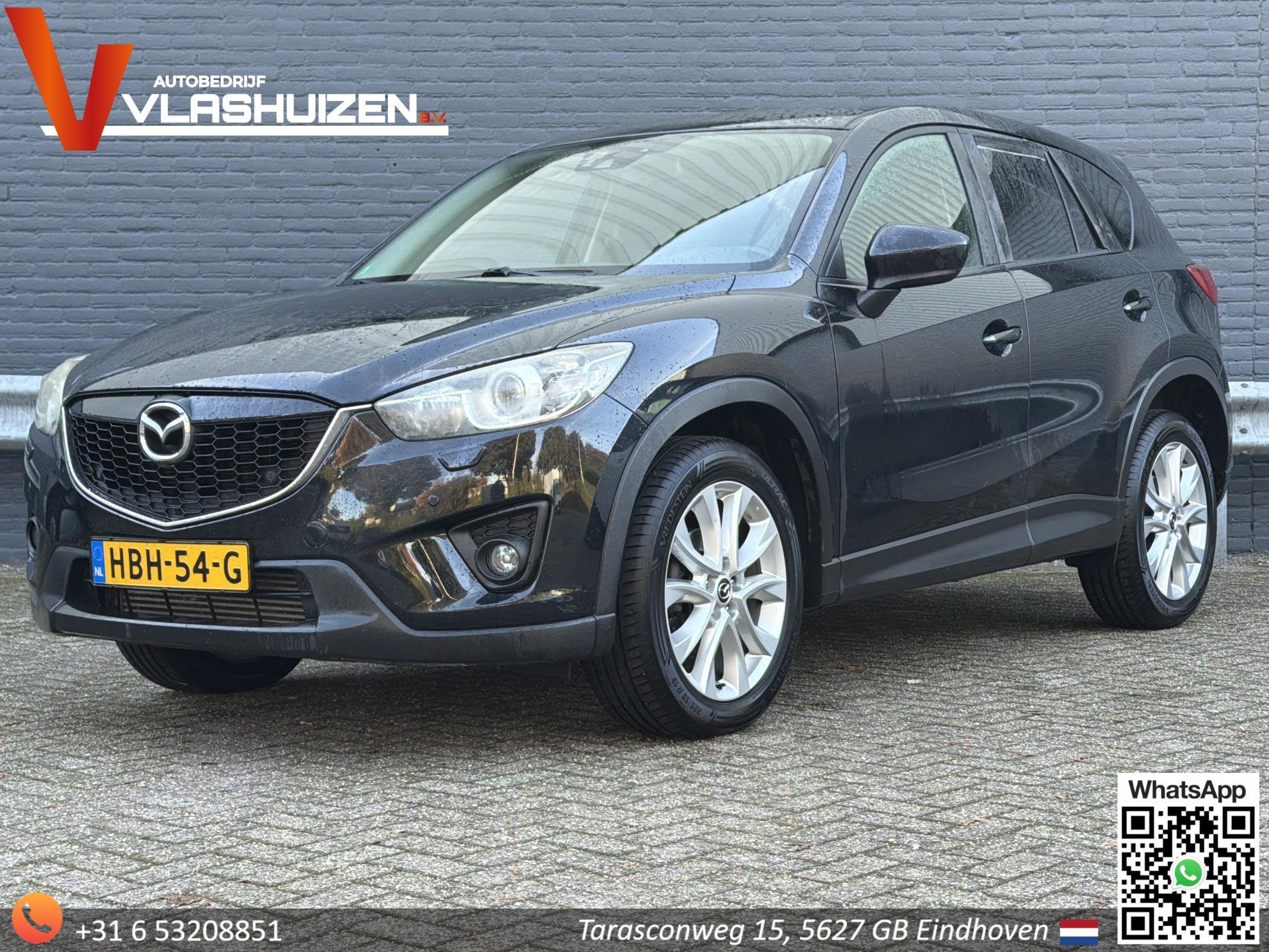 Mazda CX-5 2.2D HP GT-M 4WD Automaat | Camera | Leder | Crui, Auto's, Automaat, 1528 kg, Gebruikt, 4 cilinders