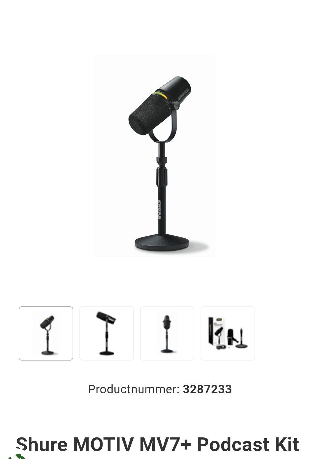 Rodecaster pro en Shure MW7, Muziek en Instrumenten, Microfoons, Ophalen of Verzenden