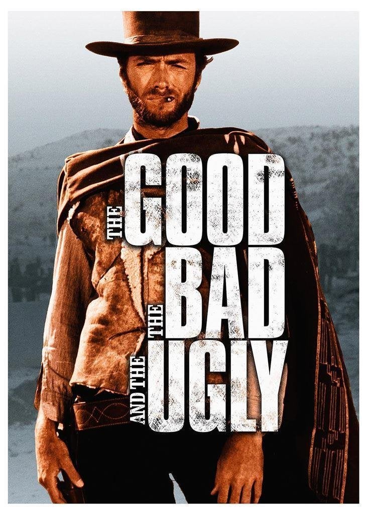 The Good the Bad Western Film Poster 50x70cm, Verzenden, Nieuw, Poster
