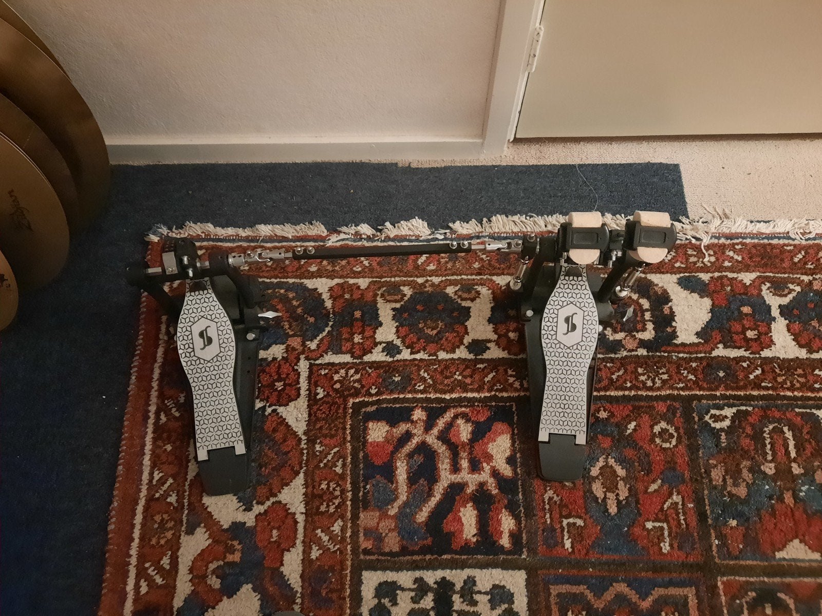 Stagg Dubbel Base pedaal - Zo goed als nieuw, Muziek en Instrumenten, Drumstellen en Slagwerk, Ophalen of Verzenden, Zo goed als nieuw
