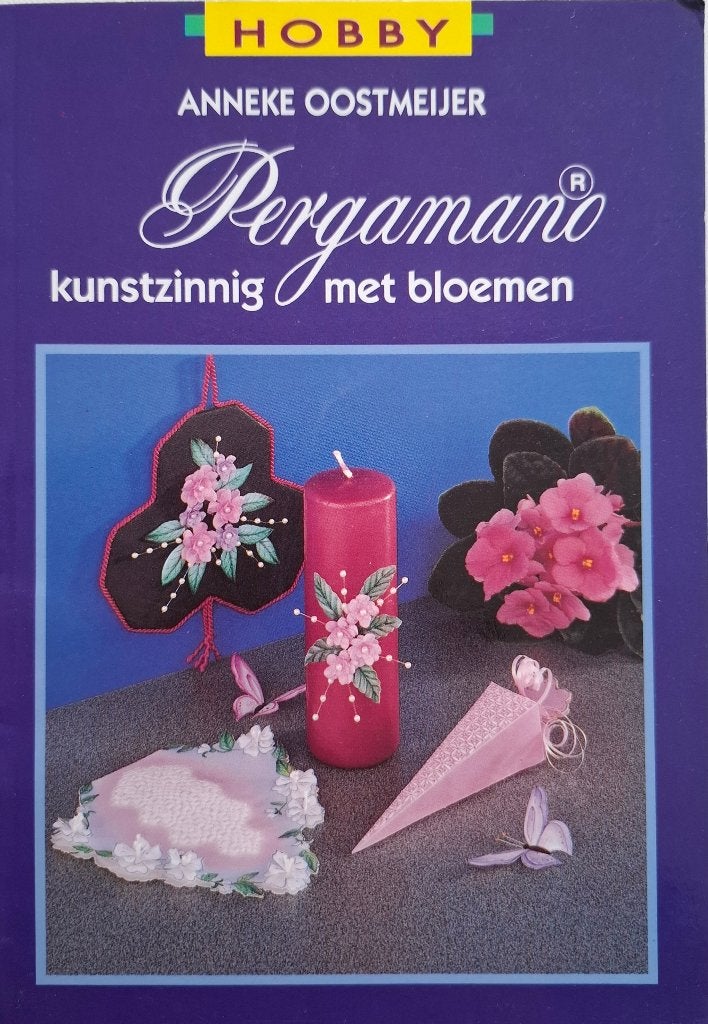 Pergamano kunstzinnig met bloemen - Hobbyboek