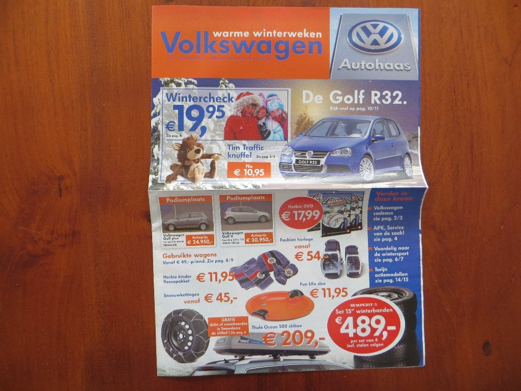 Volkswagen Warme winterweken (nov. 2005), Boeken, Auto's | Folders en Tijdschriften, Ophalen of Verzenden, Nieuw, Volkswagen