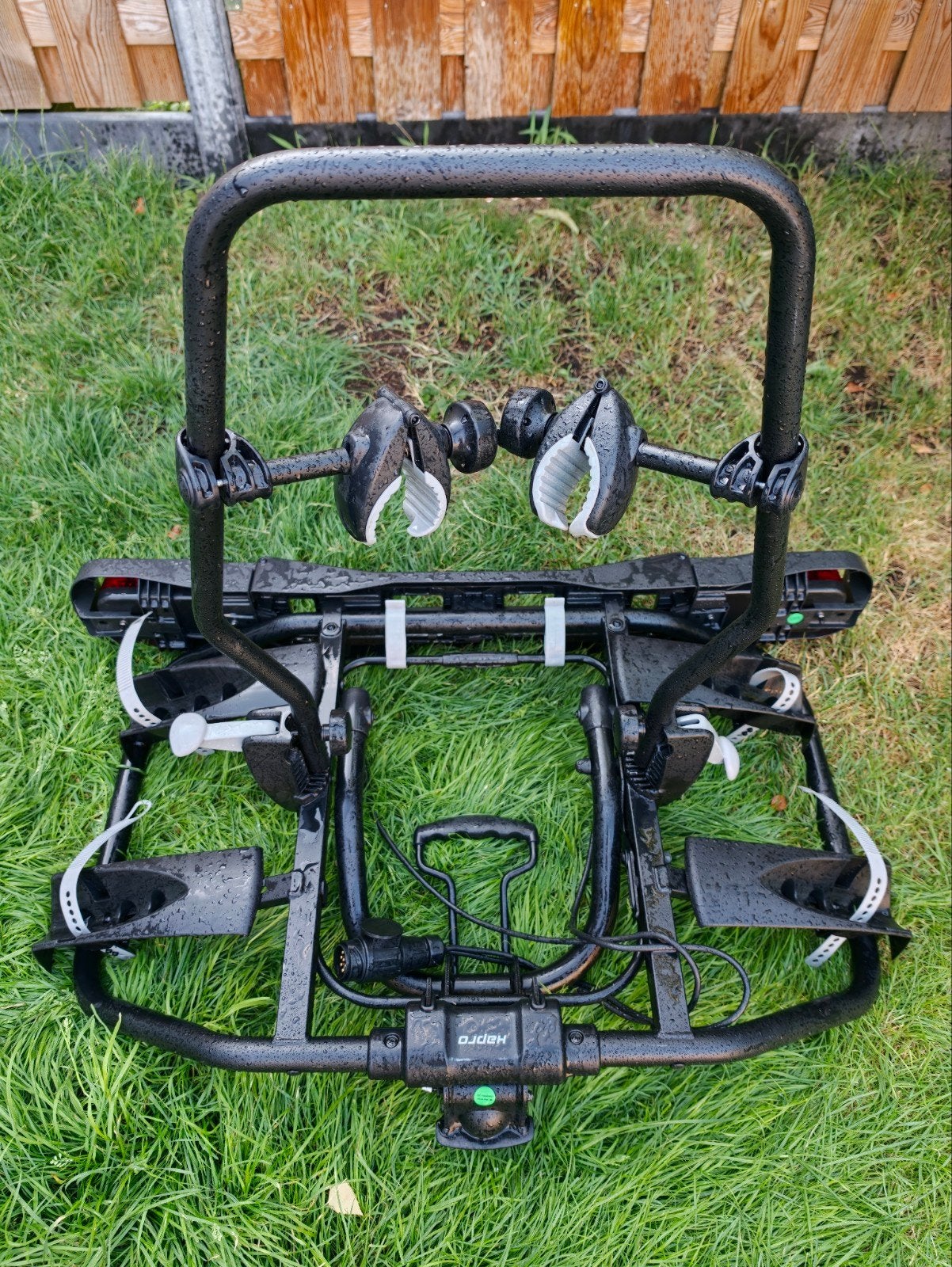 Hapro Atlas Premium 2 E-Bike trekhaak fietsendrager, Auto diversen, Fietsendragers, Ophalen, Gebruikt, 2 fietsen, Trekhaakdrager