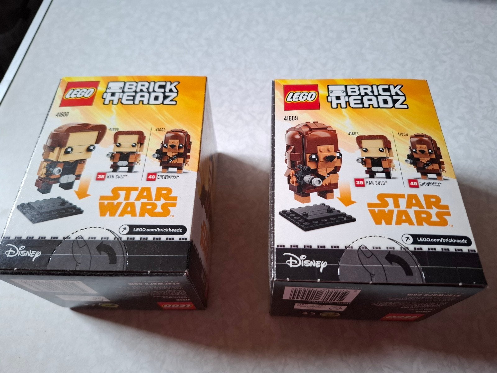 Lego Brickheadz Star Wars  41608 en 41609, Ophalen of Verzenden, Nieuw, Actiefiguurtje