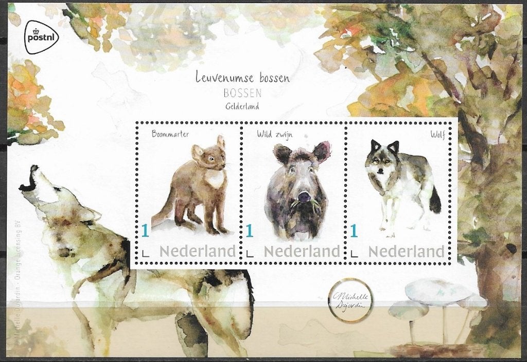 NL Postset Beleef de natuur - Leuvenumse Bossen - 2022, Postzegels en Munten, Ophalen of Verzenden, Na 1940, Postfris