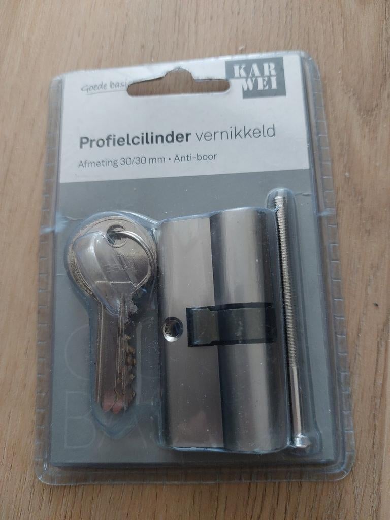 Profielcilinder karwei, Ophalen of Verzenden, Klink of Kruk