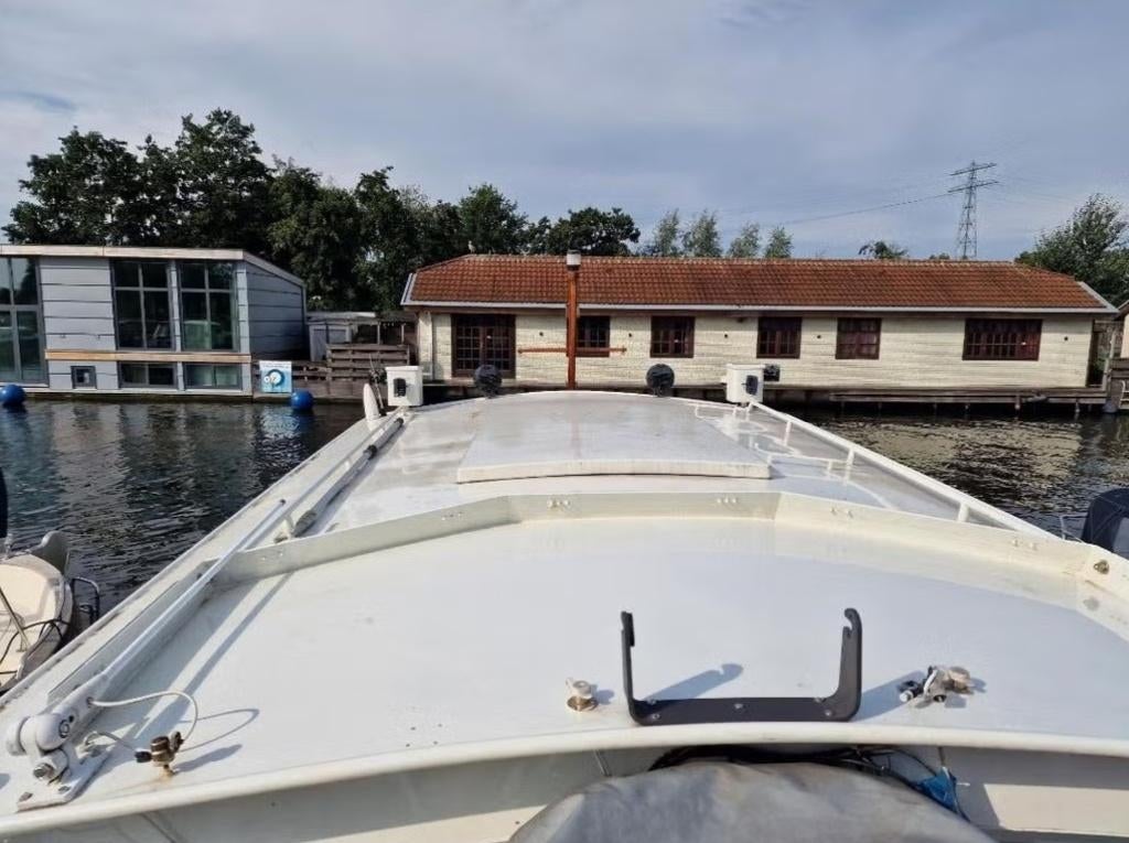 Faber kruiser met boeg en hekschroef 11,50 mtr, Watersport en Boten, Motorboten en Motorjachten, Ophalen, Gebruikt, Staal, Diesel
