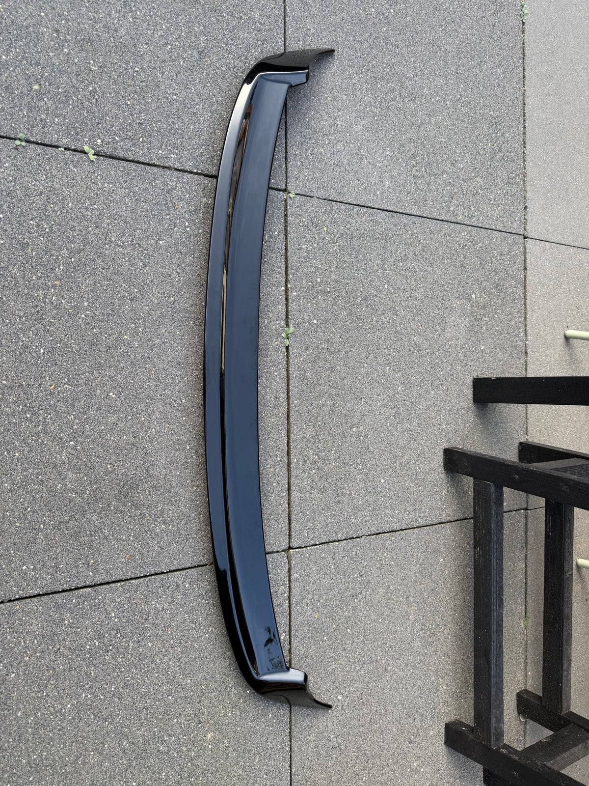 Spoiler VW Golf 6 GTI/R/GTD - Glanzend Zwart, Ophalen