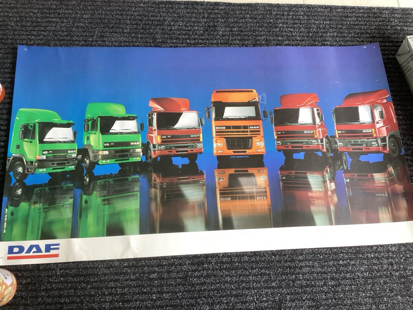DAF 45-85 poster 1997 98x55cm, Ophalen of Verzenden, Zo goed als nieuw, Overige merken