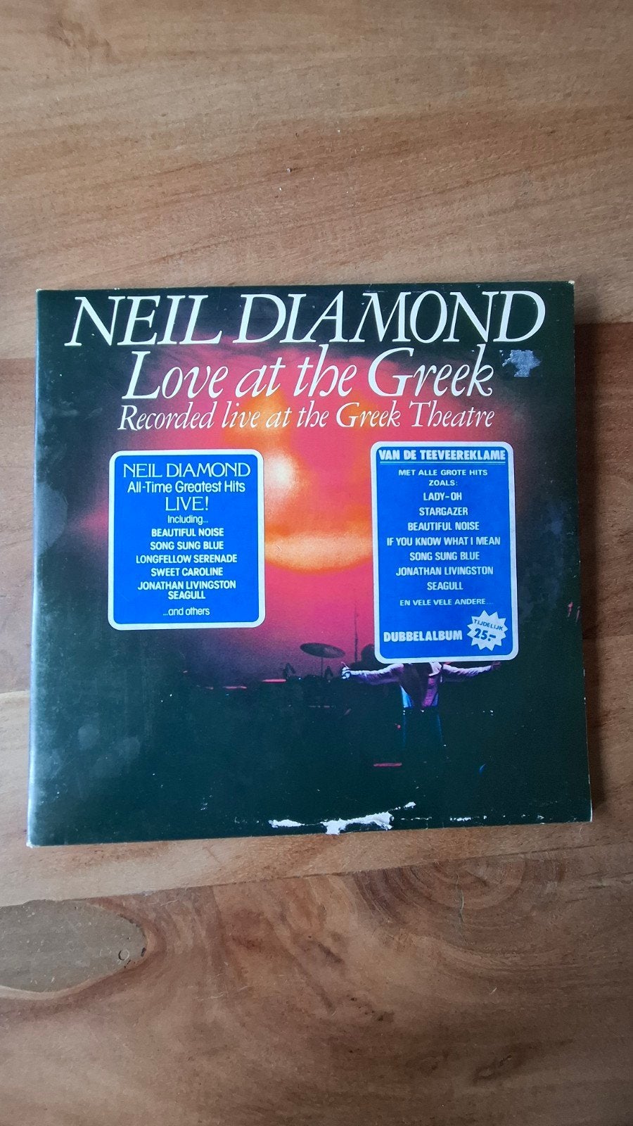Neil Diamond - Love at the Greek (Live Dubbelalbum), Gebruikt, Pop, Ophalen of Verzenden, Dubbel-LP