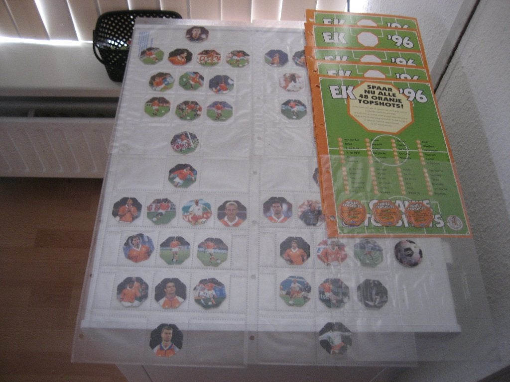 ek 1996 voetbalflippo complete set, Ophalen of Verzenden, Verzameling