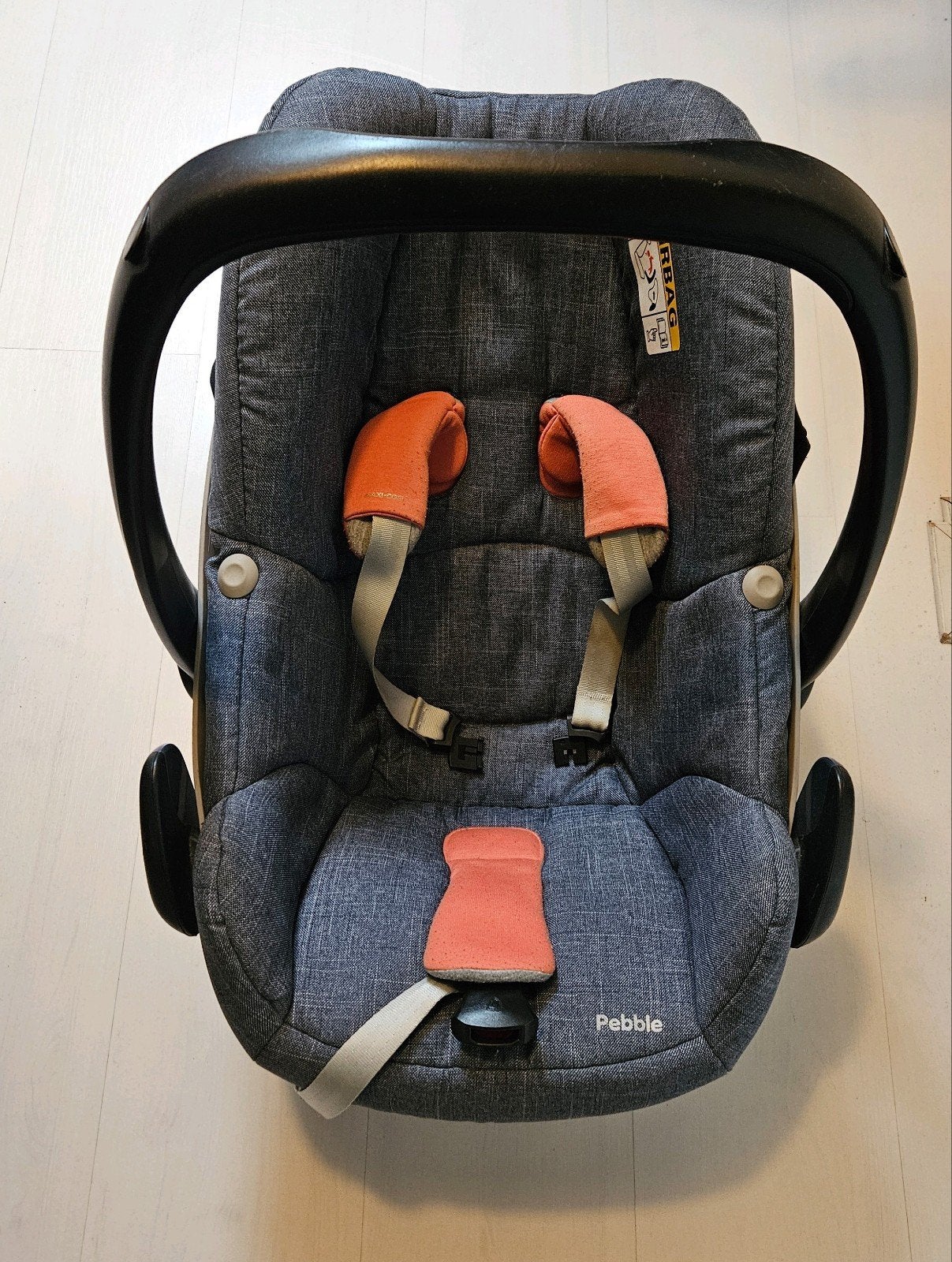 Maxi Cosi Pebble + extra's en autospiegel, Ophalen, 0 t/m 13 kg, Maxi-Cosi, Gebruikt