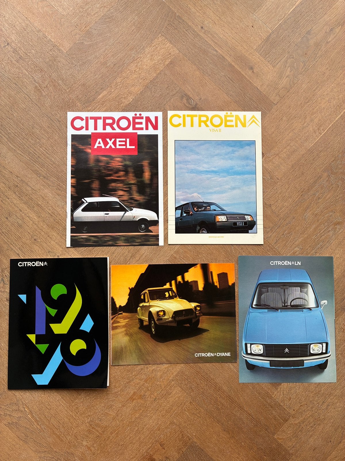 Citroën brochures - 5 atuks (2), Verzenden, Zo goed als nieuw, Citroën