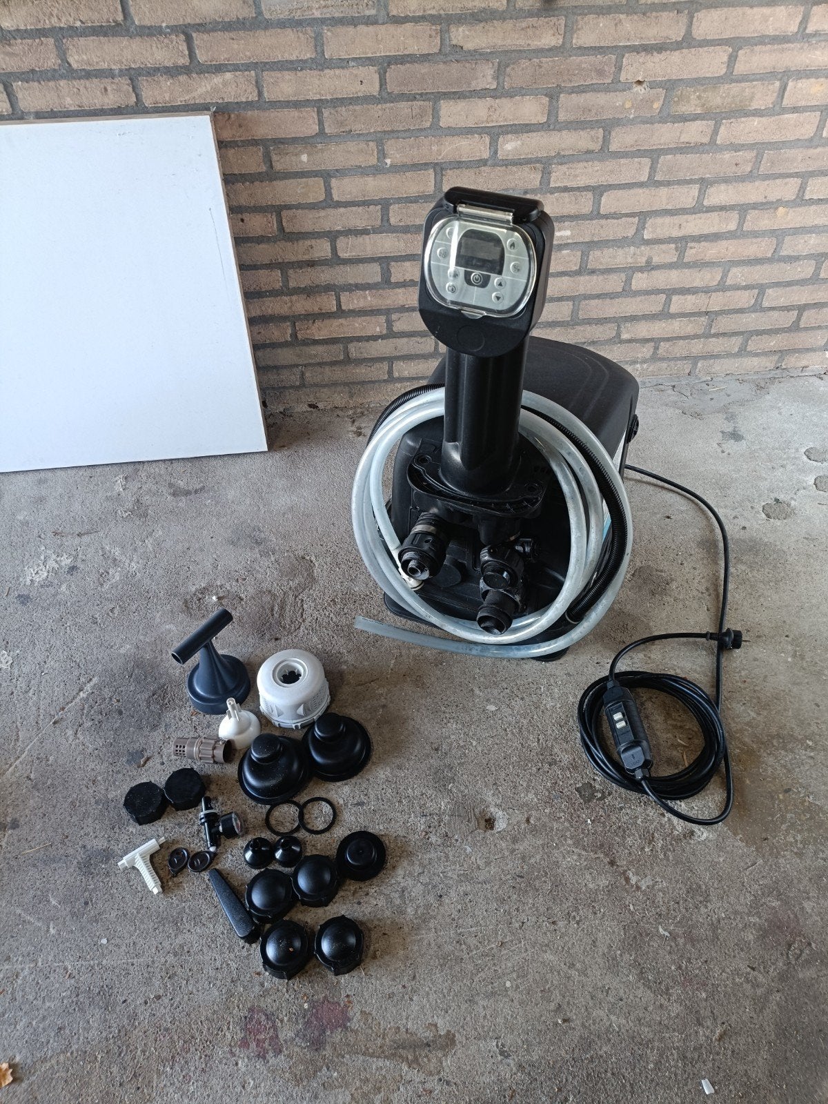 Intex PureSpa pompunit met filter SJB-HS-22-1G en toebehoren, Tuin en Terras, Bubbelbaden en Hottubs, Ophalen, Gebruikt, Pomp