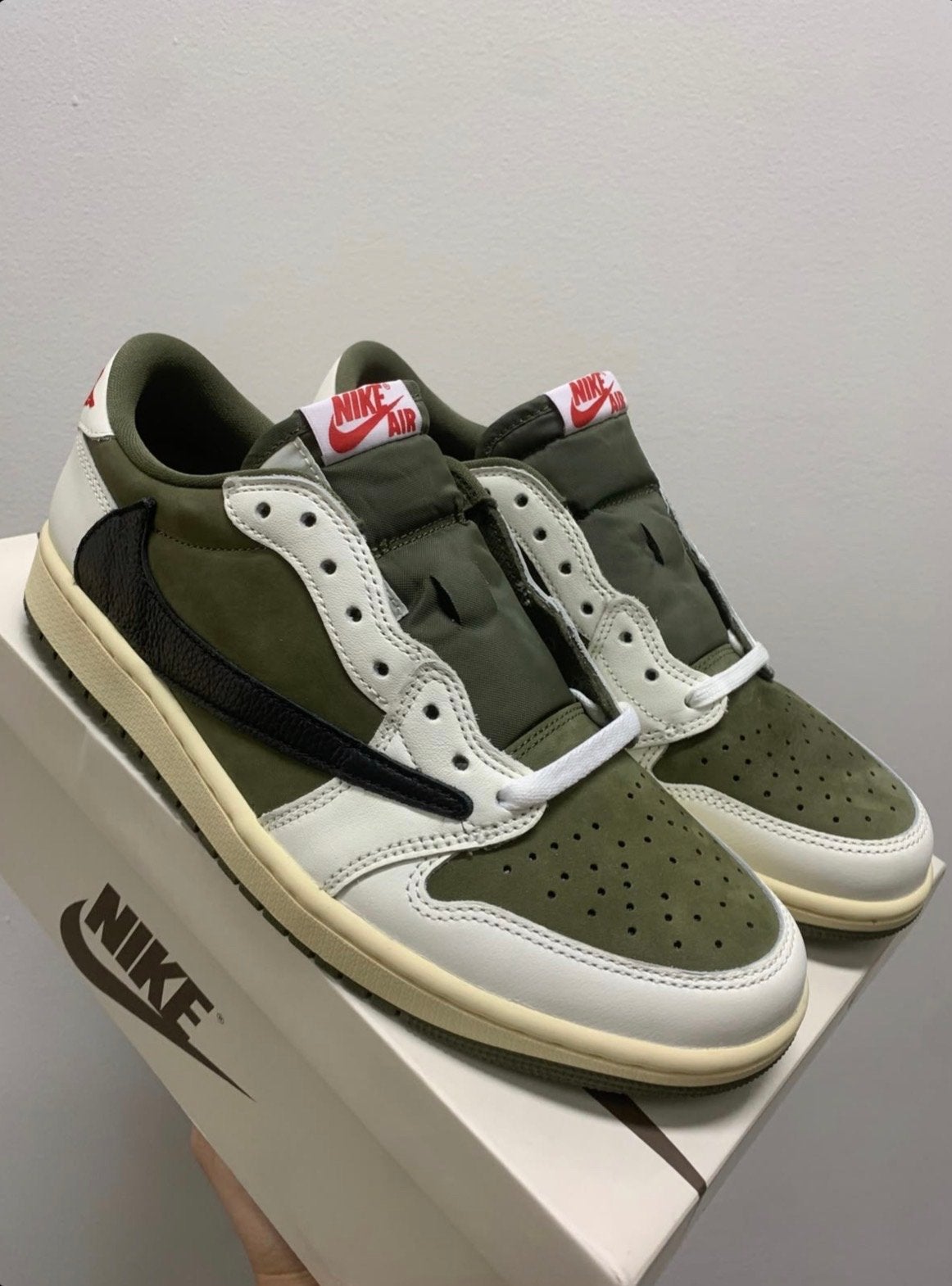 Nike Air Jordan 1 Low OG SP Travis Scott Olive, Verzenden, Nieuw, Overige kleuren