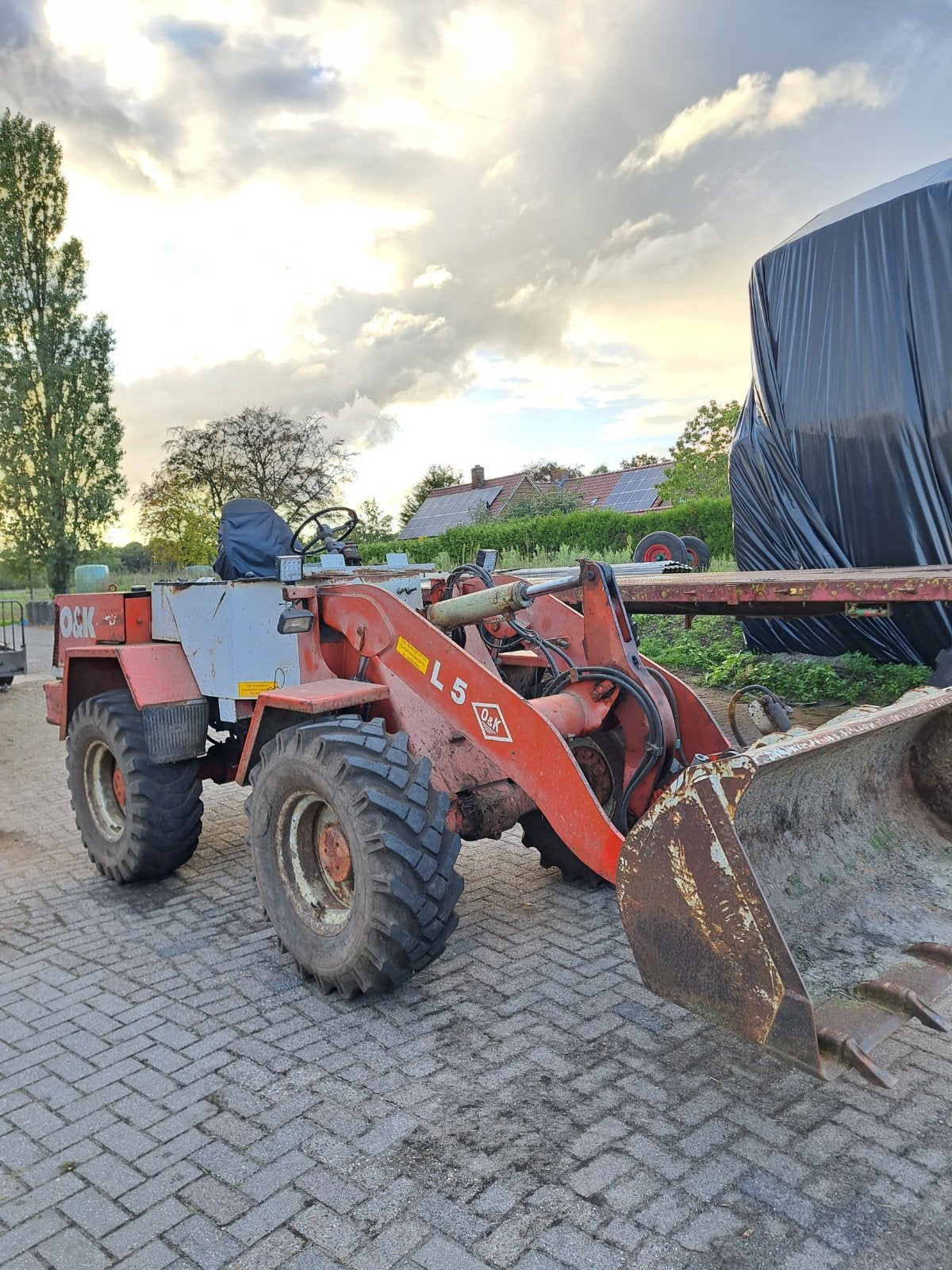 shovel O&K L5, Ophalen