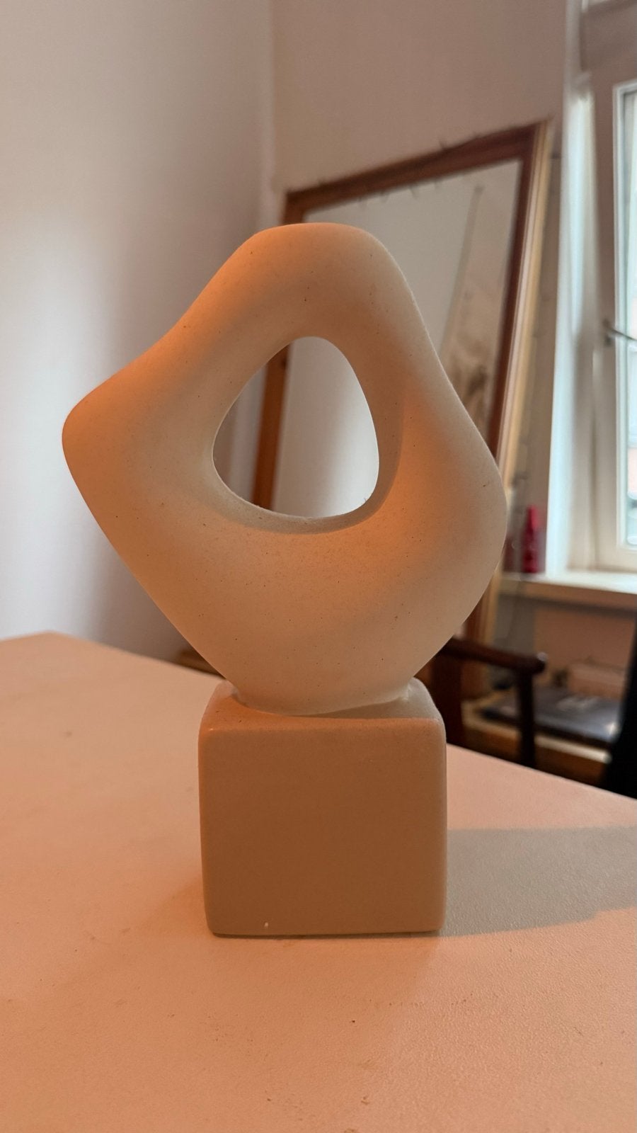 Woonkamer beeldje/vaasje/ornament, Ophalen, Minder dan 20 cm, Beeld, Abstract