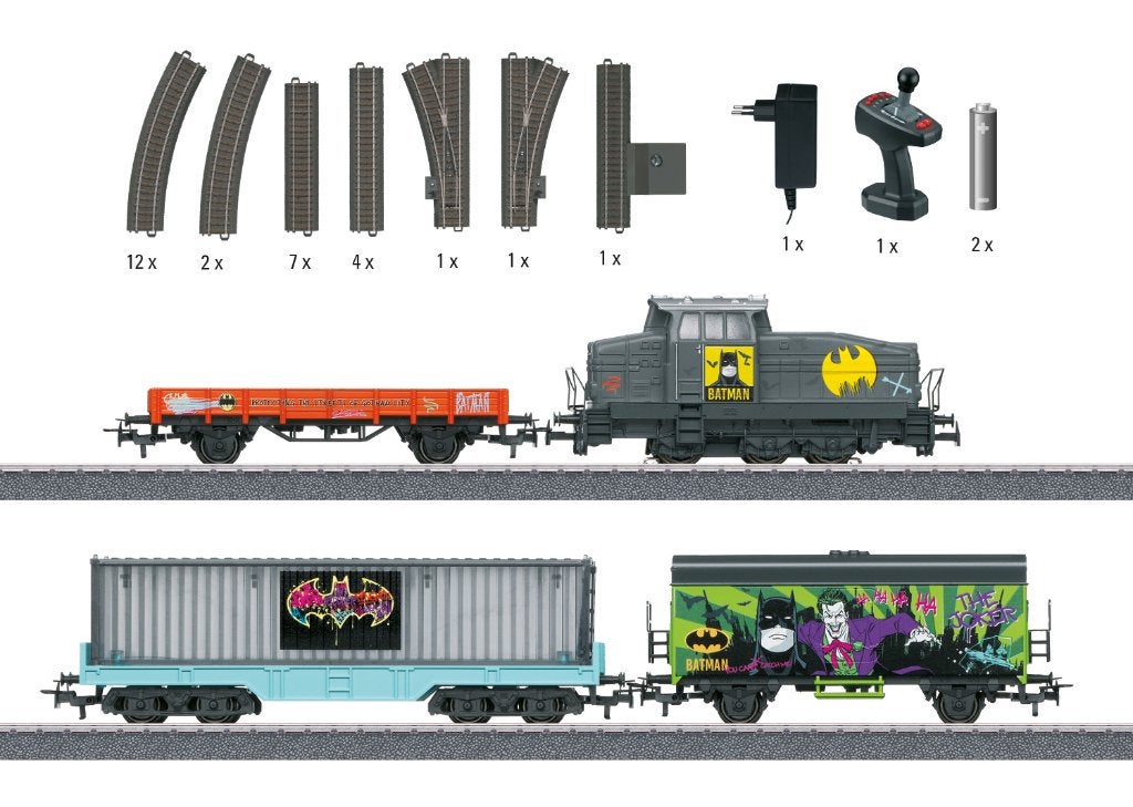 Marklin H0 OVP 29828 Start up - startset "Batman", Wisselstroom, Treinset, Ophalen of Verzenden, Zo goed als nieuw