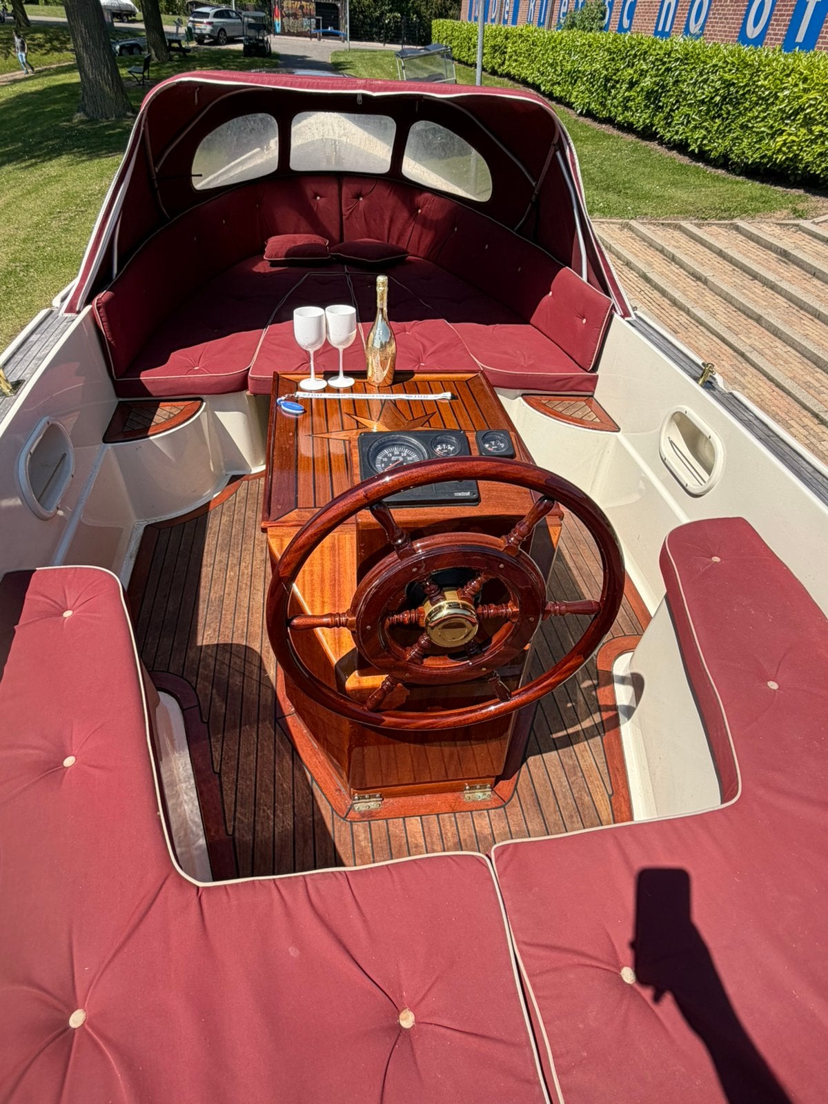Interboat 21 Classic vetus 33pk 4 cilinder goed onderhouden, Watersport en Boten, Ophalen, Interboat, Elektrische start