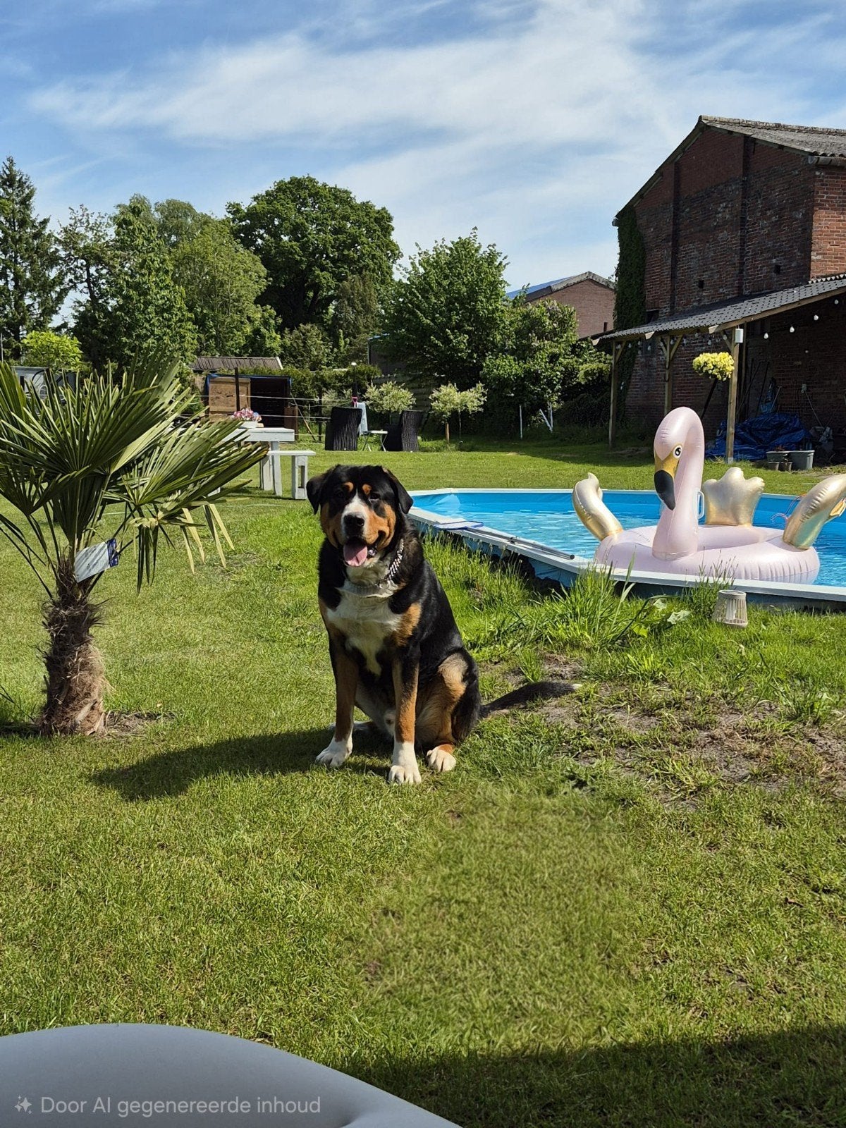 kruising Zwitserse Sennenhond, Dieren en Toebehoren, Reu, 1 tot 2 jaar, Eén hond, Nederland