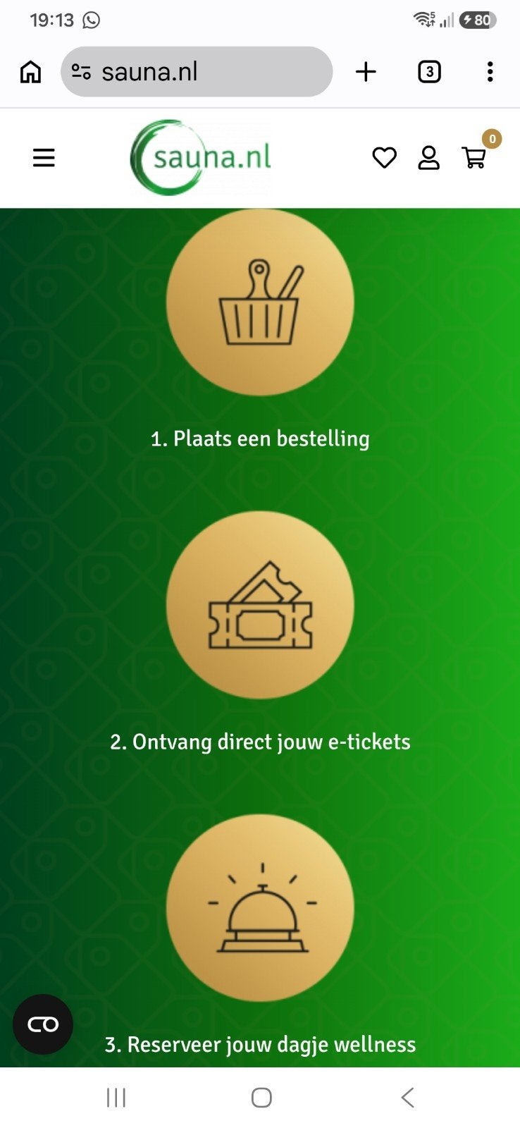 Sauna dag entree tickets Elysium, Twee personen, Overige soorten, Spa of Sauna