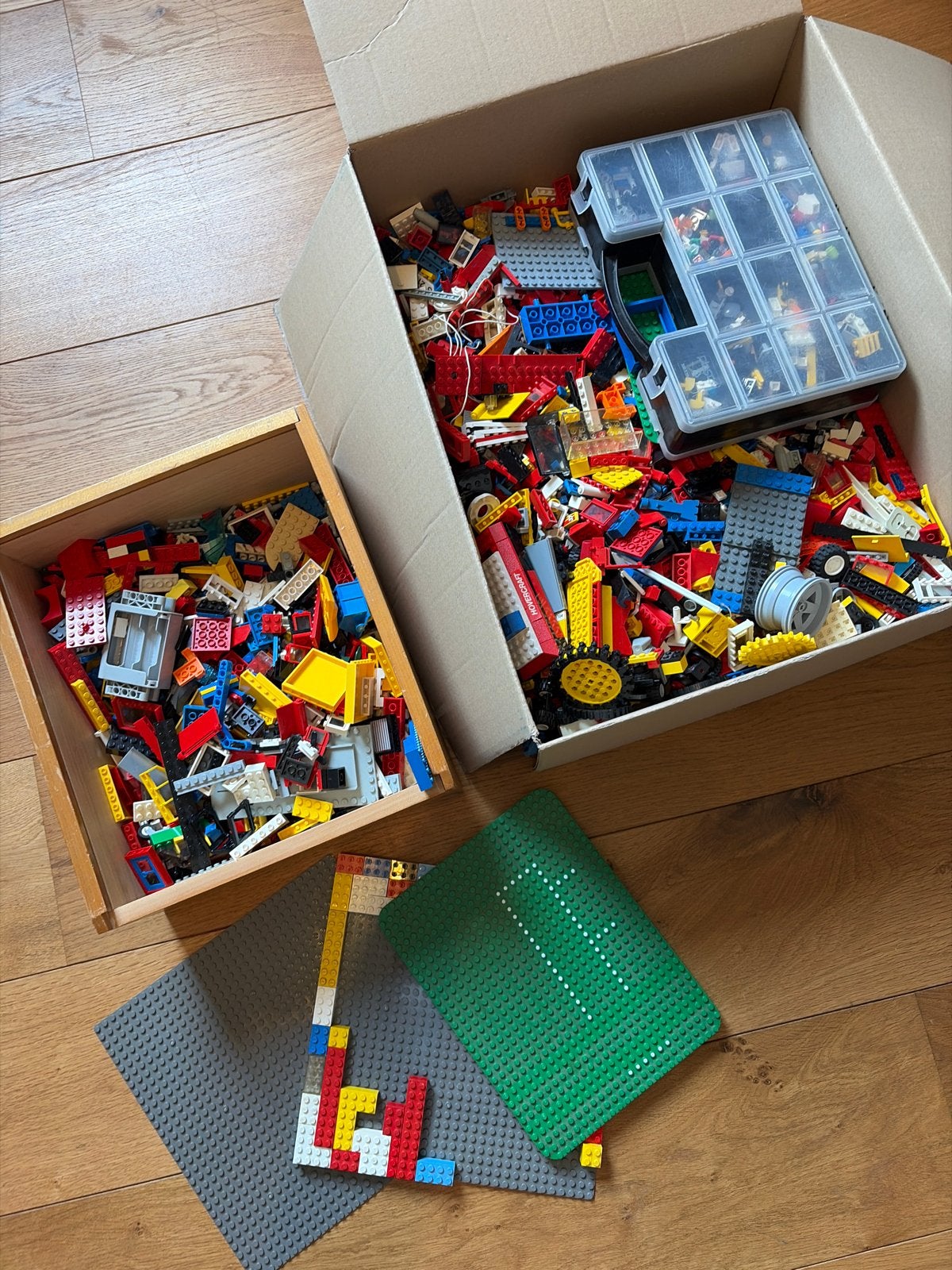 Grote partij Lego losse stenen en grondplaten, Kinderen en Baby's, Speelgoed | Duplo en Lego, Ophalen, Gebruikt, Inclusief extra onderdelen