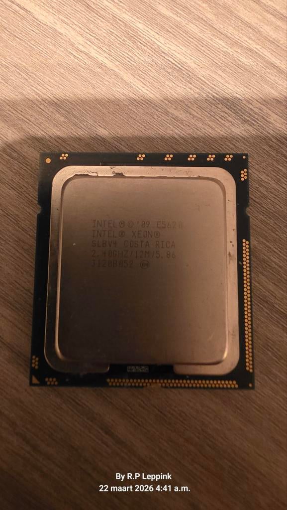 Intel Xeon E5620 Processor 2.40GHz SLBV4, Computers en Software, Processors, Gebruikt, 2 tot 3 Ghz, Ophalen of Verzenden